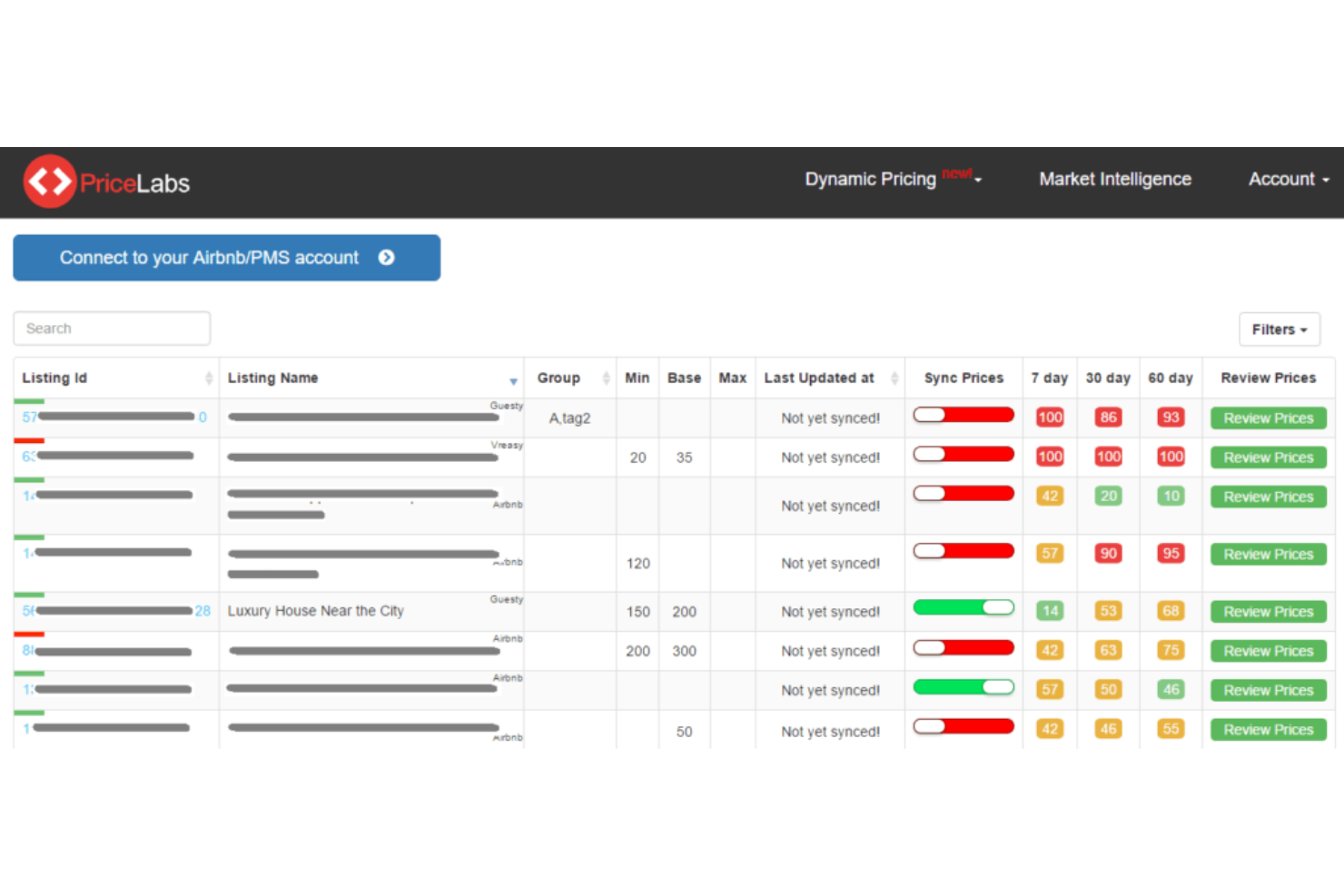 PriceLabs screenshot - 10 Mejores Software de Precios Dinámicos Revisados en 2026