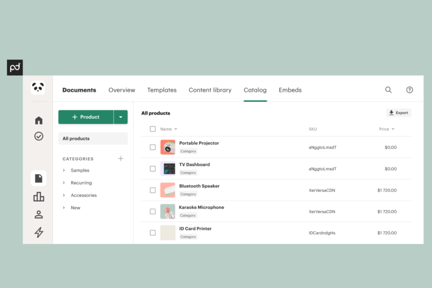 PandaDoc screenshot - Le 10 migliori soluzioni CPQ gratuite recensite nel 2026