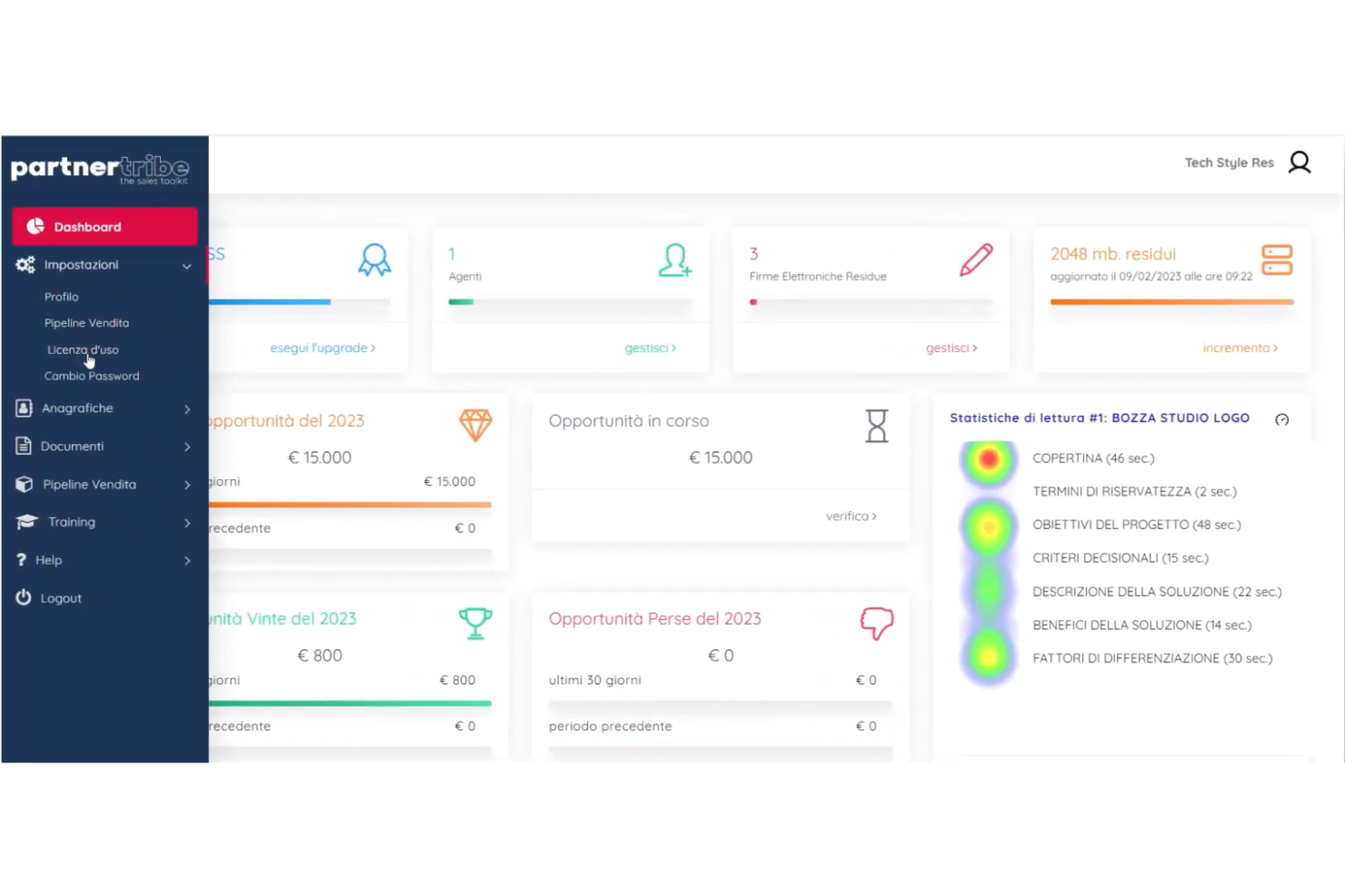 partnertribe screenshot - Le 10 migliori soluzioni CPQ gratuite recensite nel 2026
