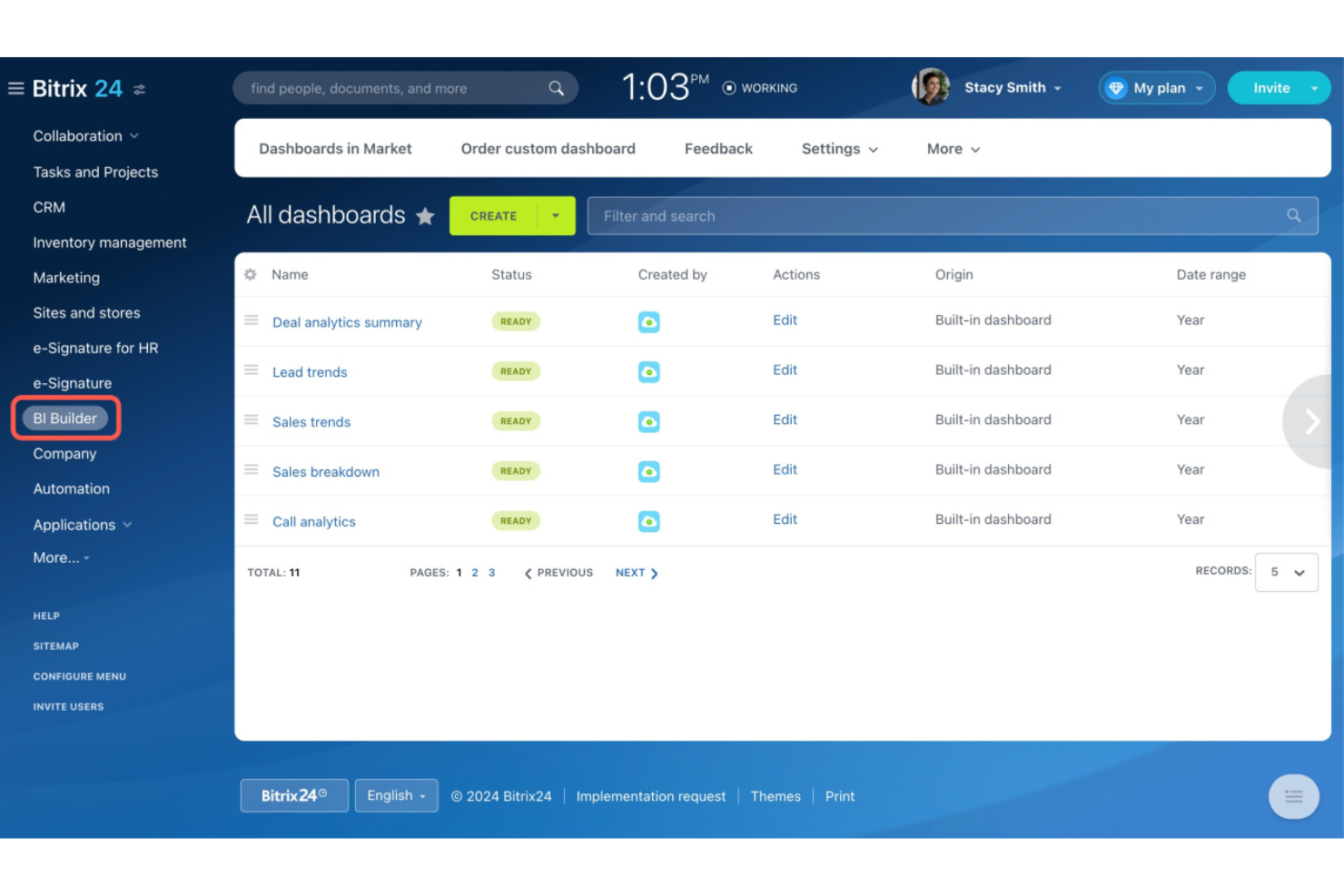 Bitrix24 screenshot - Le 10 migliori soluzioni CPQ gratuite recensite nel 2026