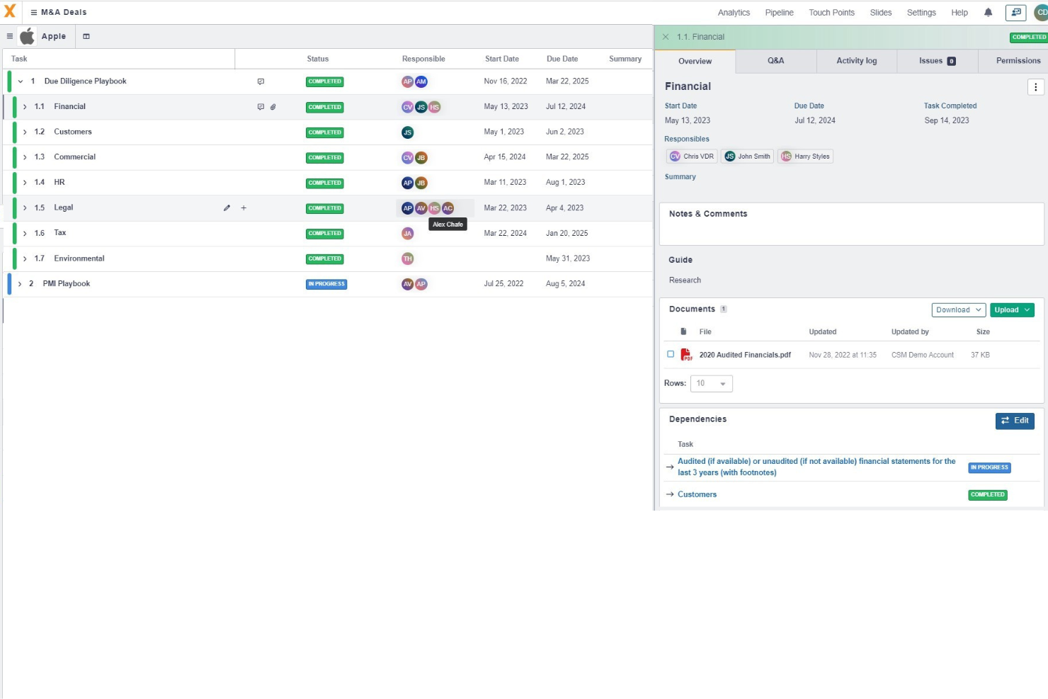 Midaxo screenshot - Le 10 Migliori Soluzioni di Software per la Gestione delle Trattative Recensite nel 2026