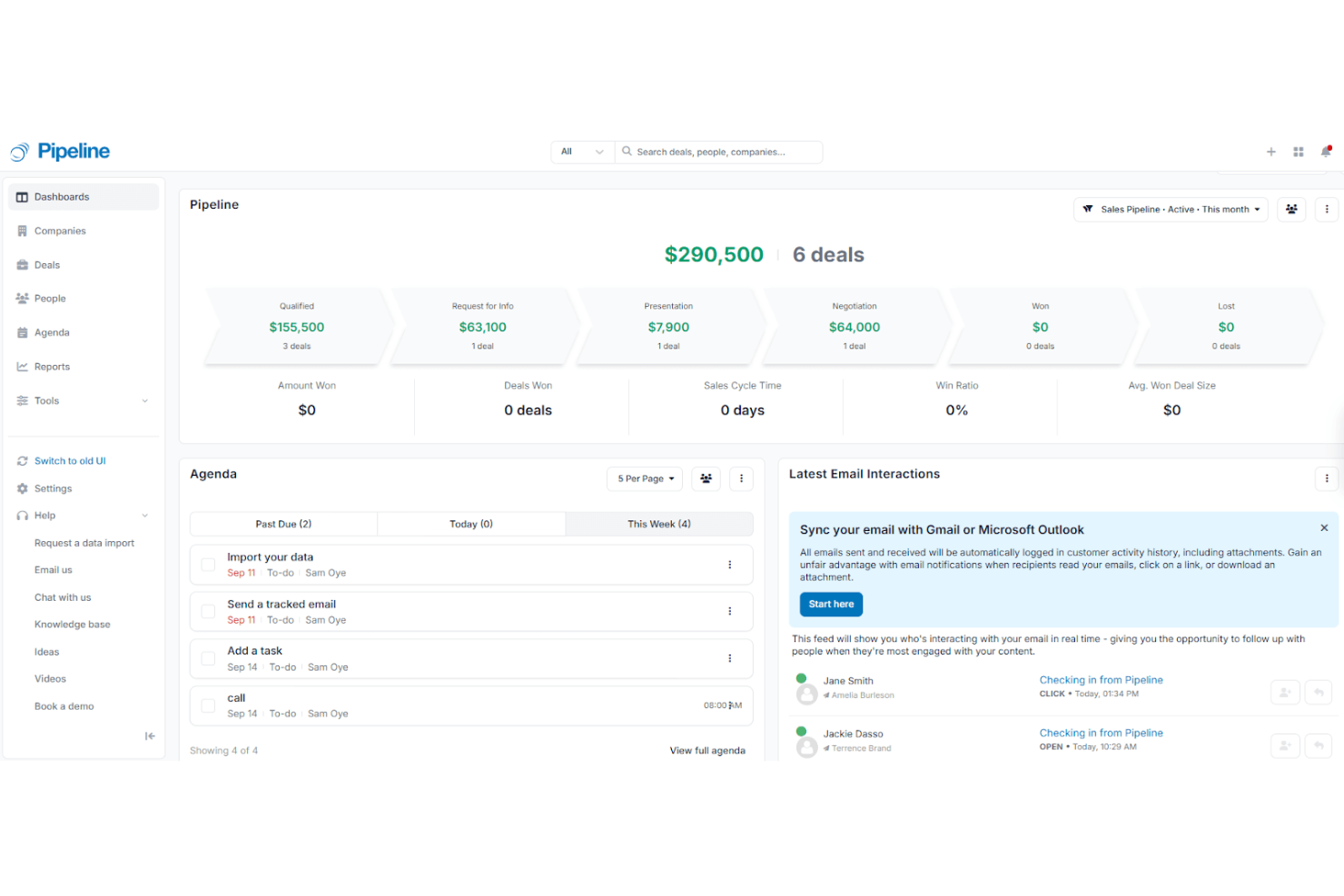 Pipeline CRM screenshot - Le 10 Migliori Soluzioni di Software per la Gestione delle Trattative Recensite nel 2026