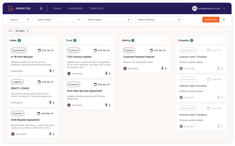 LinkSquares screenshot - I 10 migliori software di gestione dei contratti basati sul cloud recensiti nel 2026