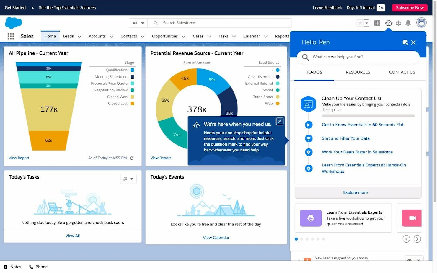 Salesforce Financial Services Cloud screenshot - Le 10 migliori soluzioni CRM semplici recensite nel 2026