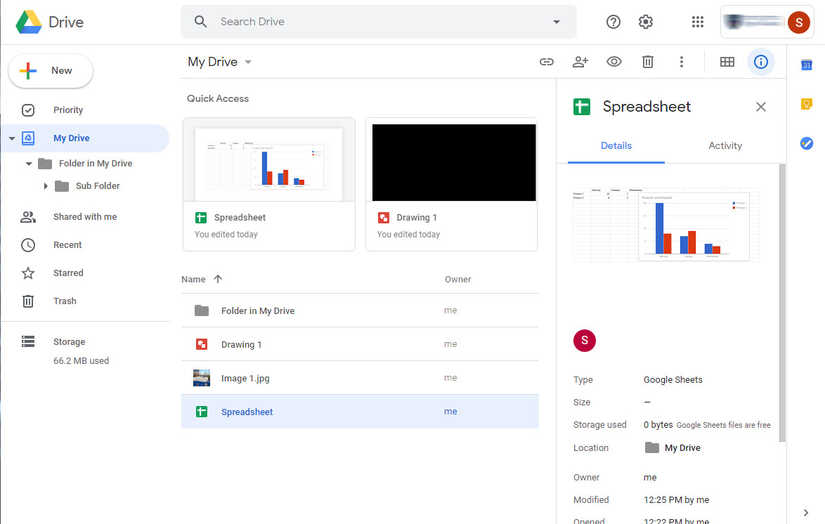 Google Drive screenshot - Los 10 mejores softwares de gestión de contenidos de ventas revisados en 2026