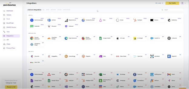 ZeroBounce screenshot - Los 10 mejores programas de gestión de listas de correo analizados en 2026
