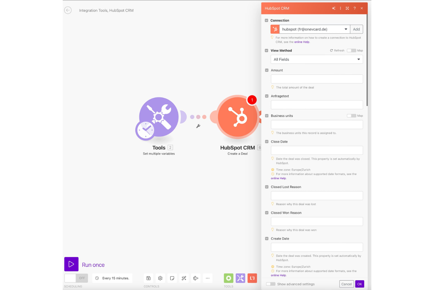 Make screenshot - Le 10 migliori integrazioni HubSpot per il 2026