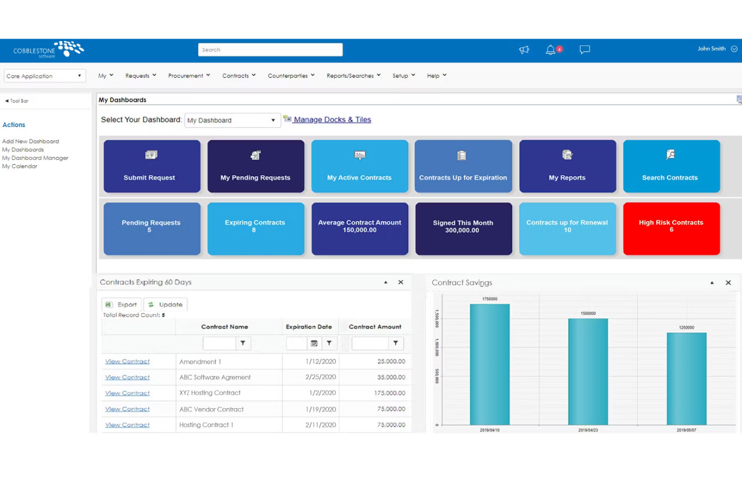 Cobblestone screenshot - 10 Mejores Software de Gestión de Contratos SaaS Revisados en 2026