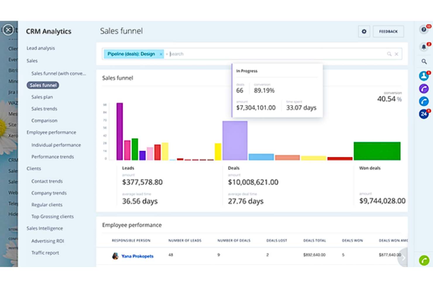 Bitrix24 screenshot - 10 Mejores Herramientas CRM con IA Analizadas para 2026