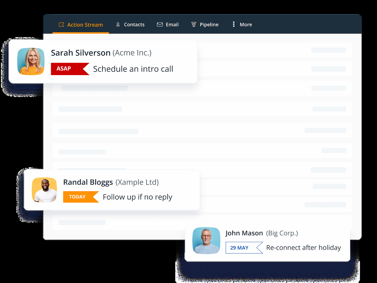 OnePageCRM screenshot - 10 Mejores Software CRM Sencillos Analizados en 2026
