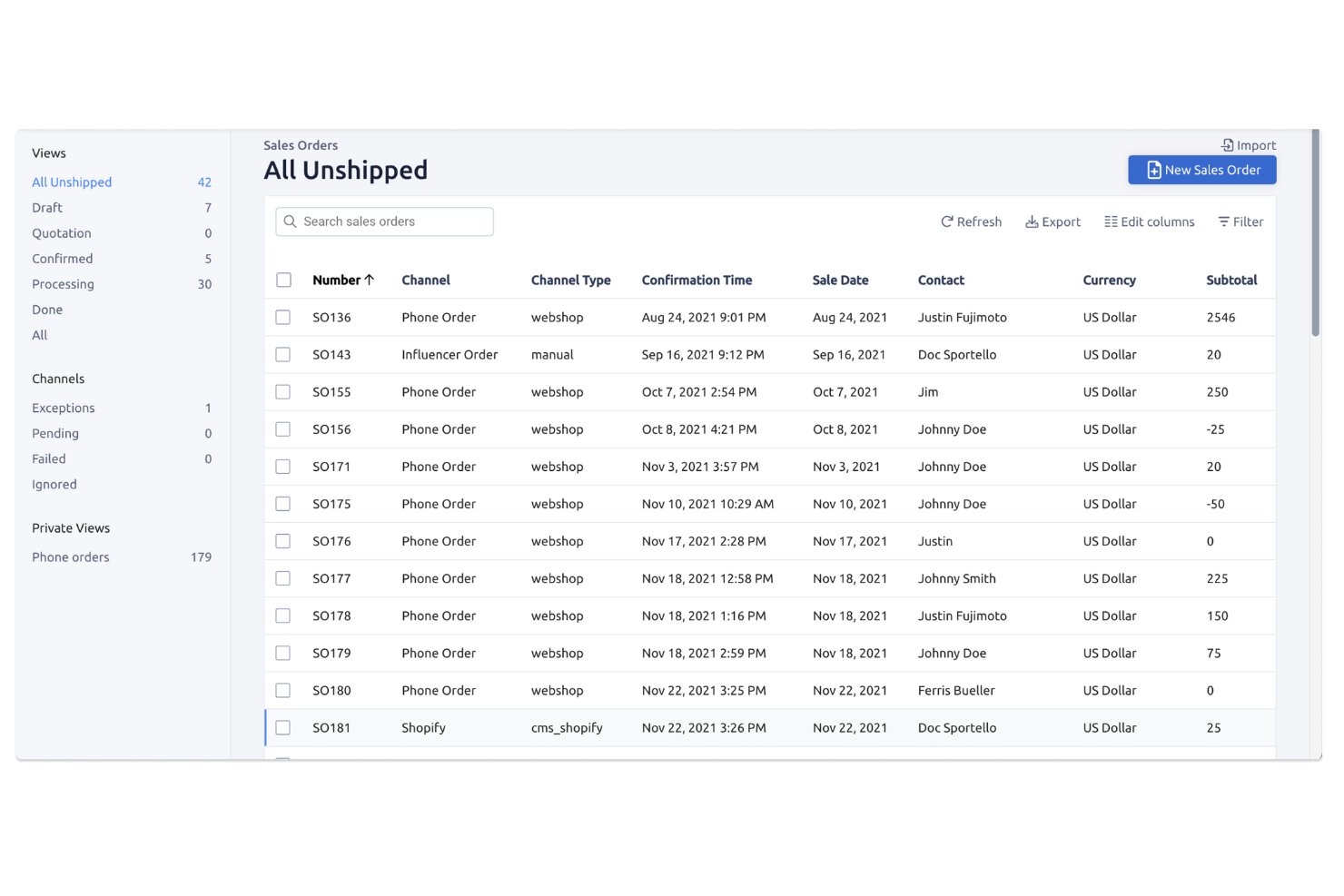 Fulfil screenshot - 10 Mejores Programas de Inventario y Ventas Analizados en 2026