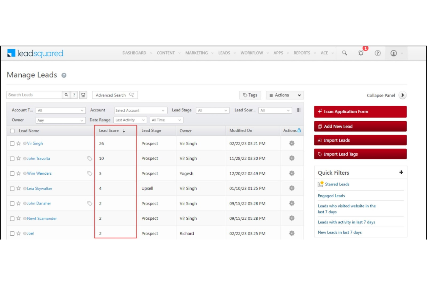 LeadSquared screenshot - Los 10 Mejores Software de Gestión de Ventas para Pequeñas Empresas 2026