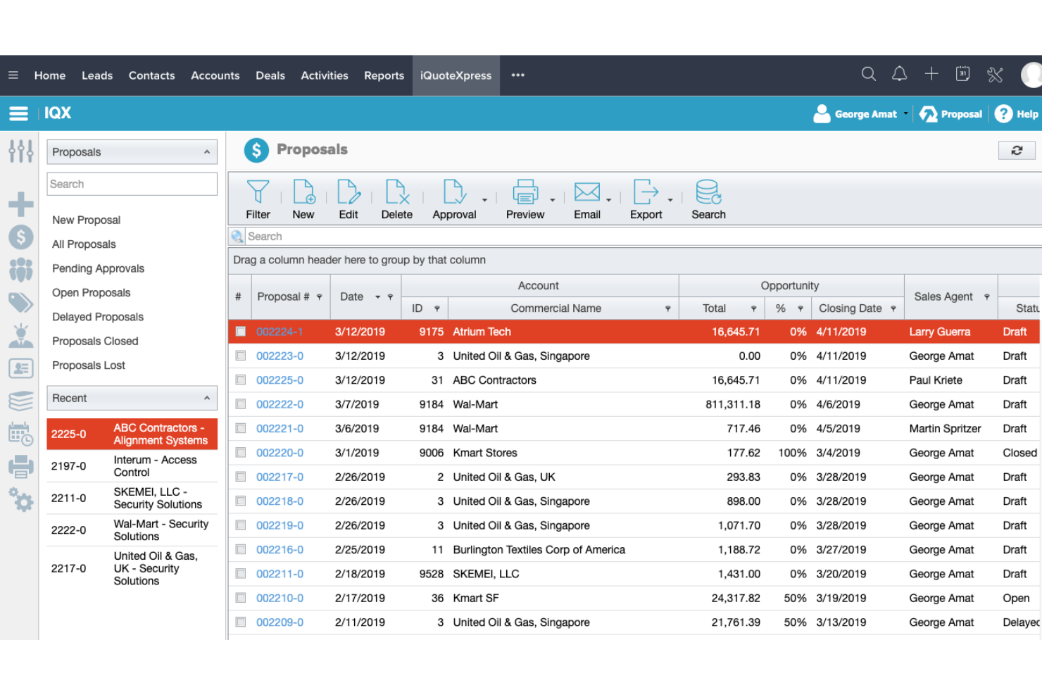 iQuoteXpress screenshot - Los 10 mejores programas de solicitudes de propuestas analizados en 2026