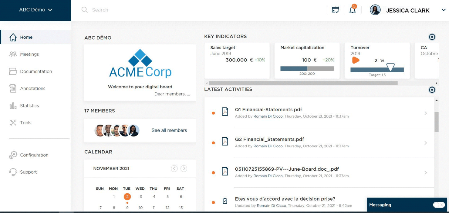 DiliTrust Governance Suite screenshot - I 10 migliori software per l’automazione dei contratti recensiti nel 2026