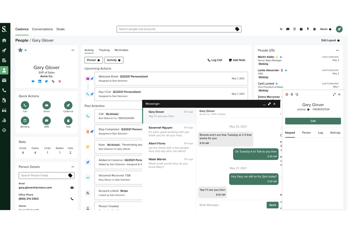 Salesloft screenshot - 10 Mejores Software de Seguimiento de Llamadas Analizados en 2026
