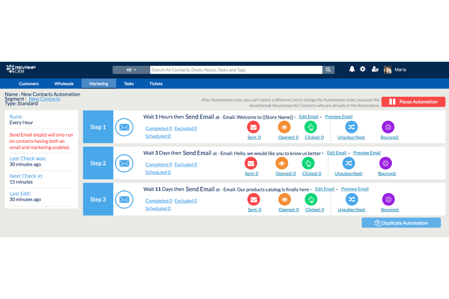 Revamp CRM screenshot - Le 10 migliori piattaforme di gestione account recensite nel 2026