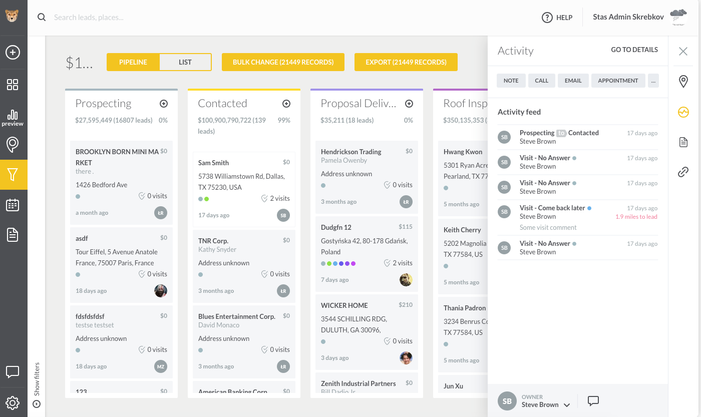 SPOTIO screenshot - 10 Mejores Software de Venta Directa Revisados en 2026