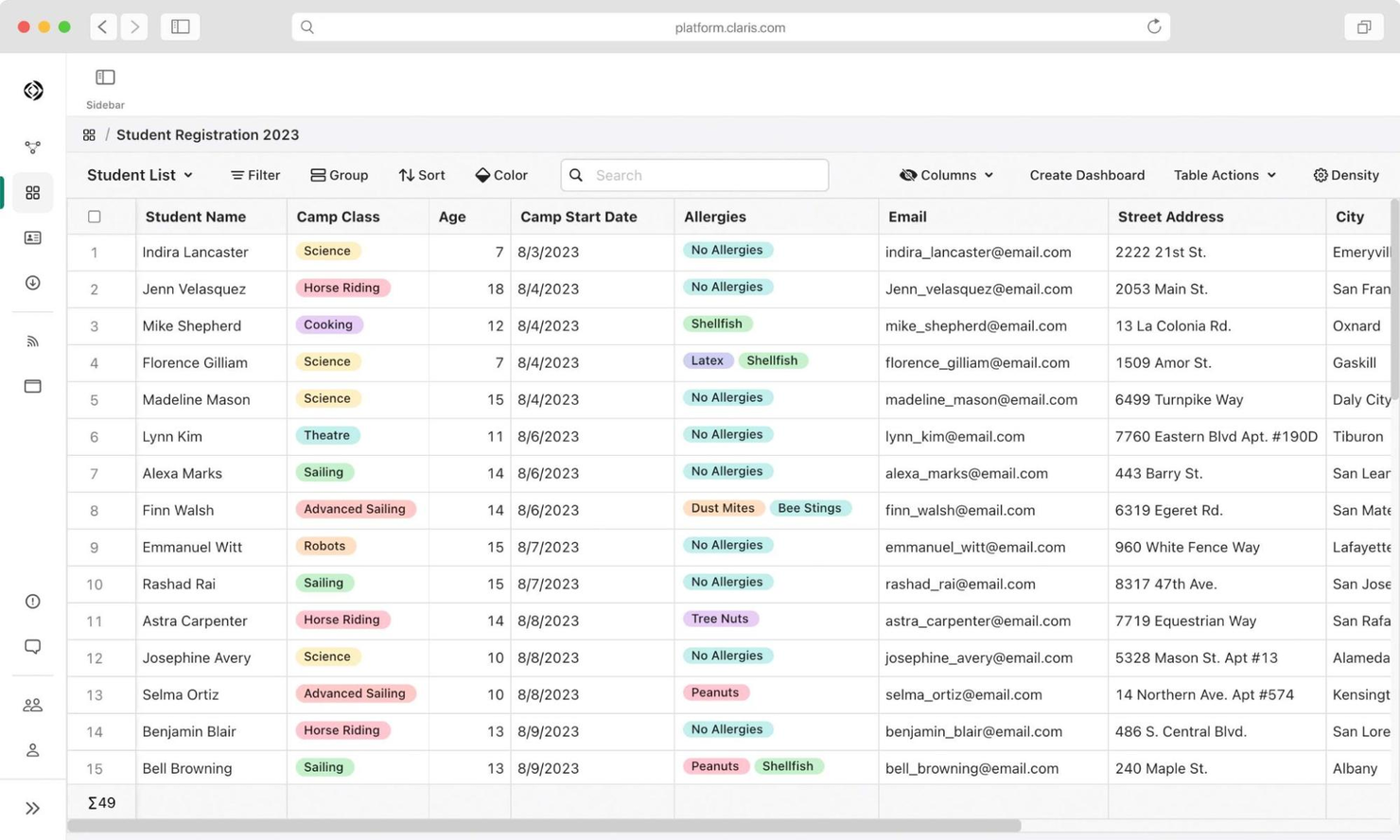 FileMaker screenshot - Le 10 Migliori Piattaforme di Integrazione Low-Code Recensite nel 2026