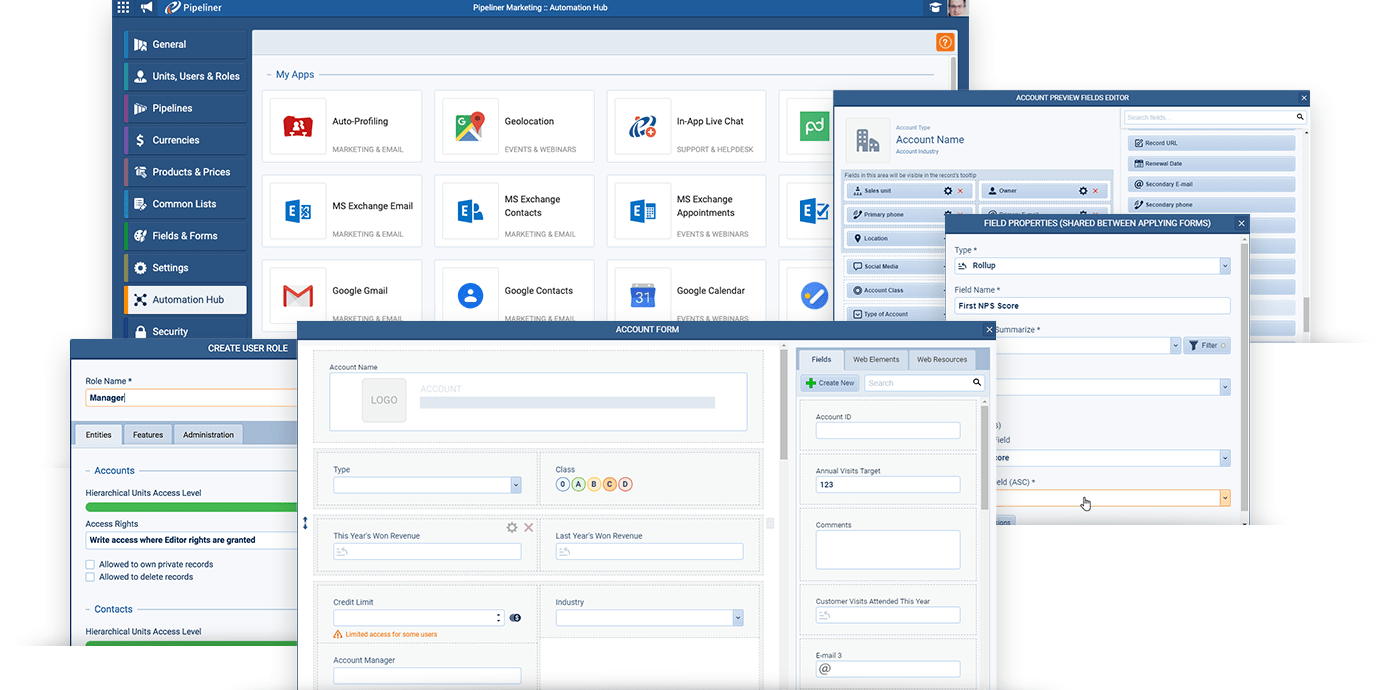 Pipeliner CRM screenshot - Los 10 mejores programas CRM bancarios analizados en 2026
