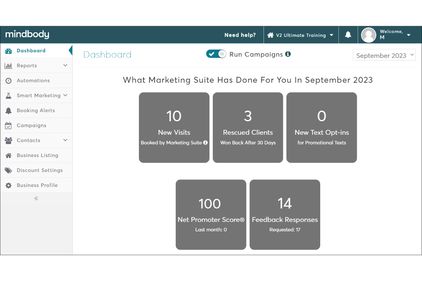 Booker by MINDBODY screenshot - Las 10 mejores alternativas a Thryv revisadas en 2026