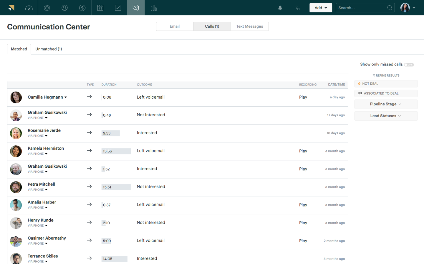 Zendesk Sell screenshot - Le 10 Migliori Soluzioni CRM Bancarie Recensite nel 2026
