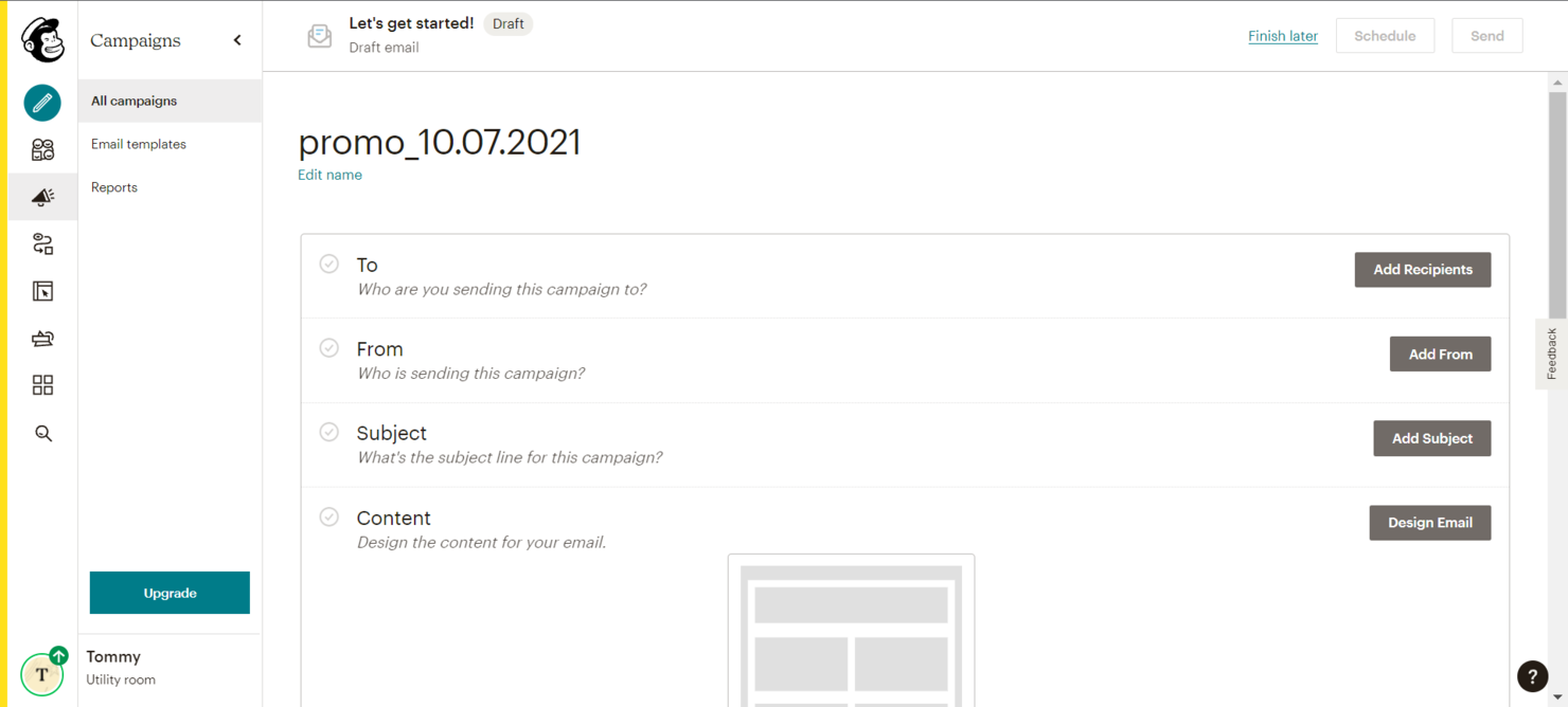 Mailchimp screenshot - Le 10 migliori soluzioni software per l’automazione delle email di vendita recensite nel 2026