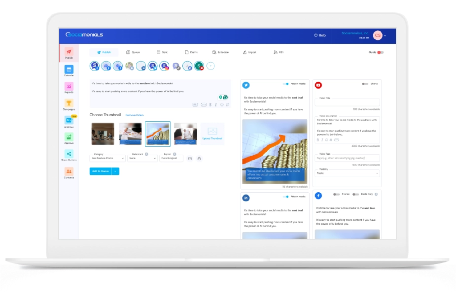 Sociamonials screenshot - Le 10 migliori soluzioni di Social CRM recensite nel 2026