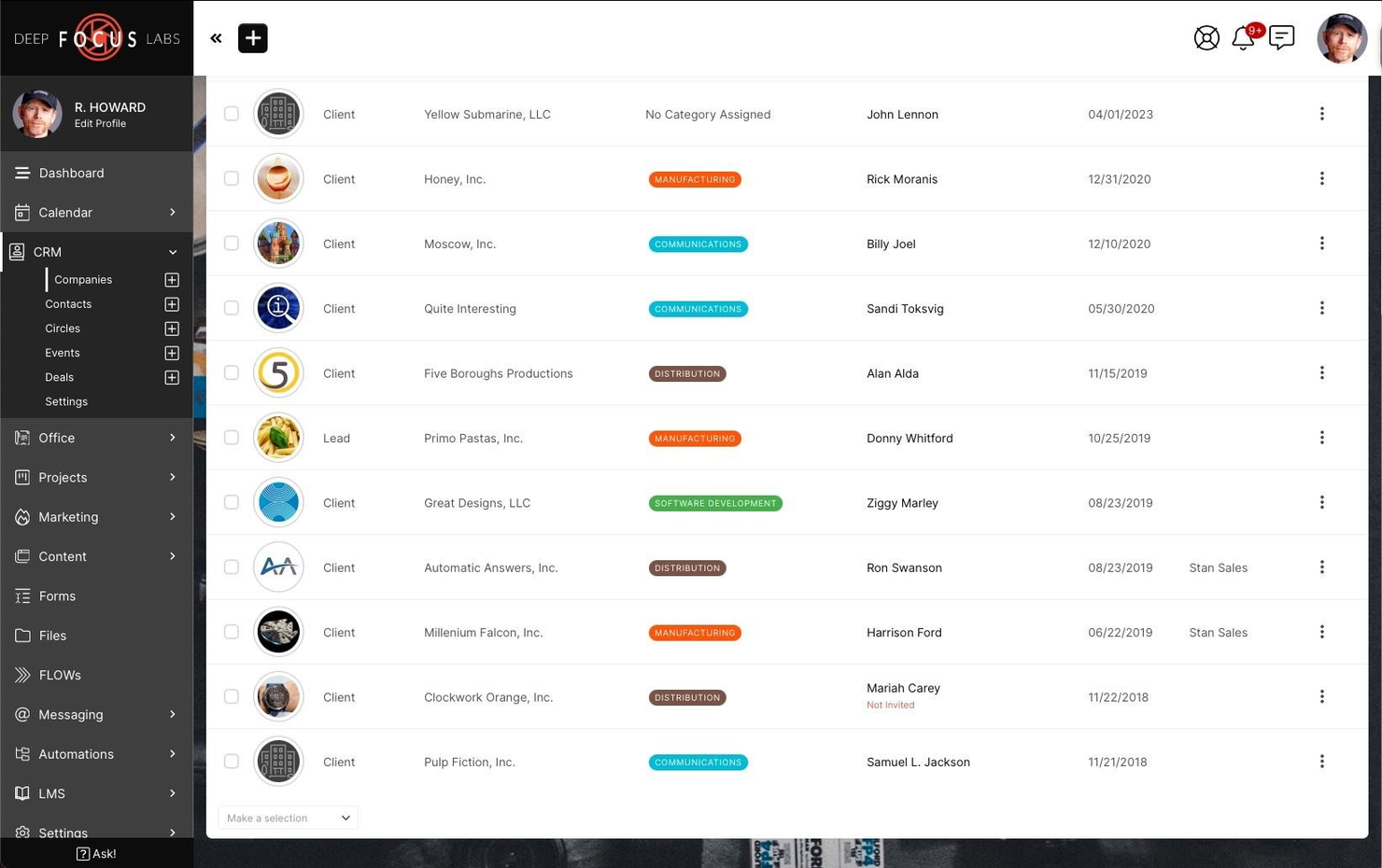 SuiteDash screenshot - Le 10 migliori piattaforme CRM per l’edilizia recensite nel 2026