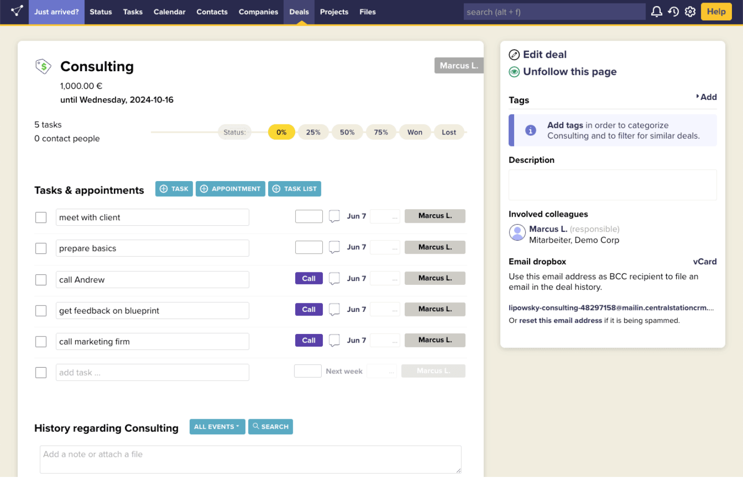 CentralStationCRM screenshot - 10 Mejores Alternativas a Freshsales Analizadas en 2026