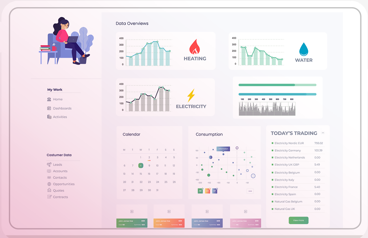 BE-terna Utilities Customer Engagement screenshot - Le 10 migliori soluzioni CRM per utility recensite nel 2026