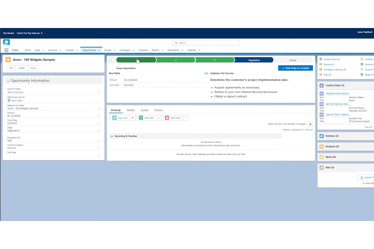Salesforce Financial Services Cloud screenshot - Le 10 migliori soluzioni CRM per assicurazioni recensite nel 2026