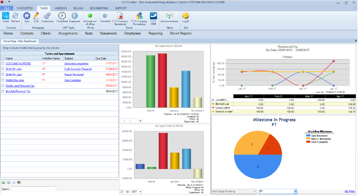 Wolters Kluwer screenshot - 10 Mejores Programas CRM de Contabilidad Analizados en 2026