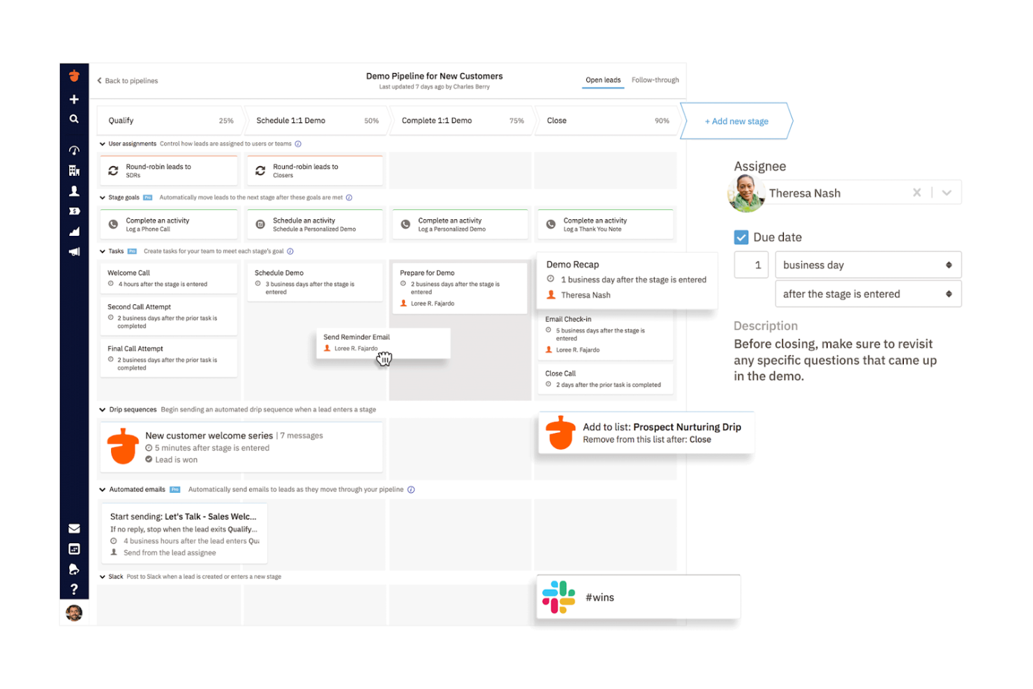 Nutshell screenshot - 21 Migliori Software CRM Che Si Integrano con Xero Nel 2026