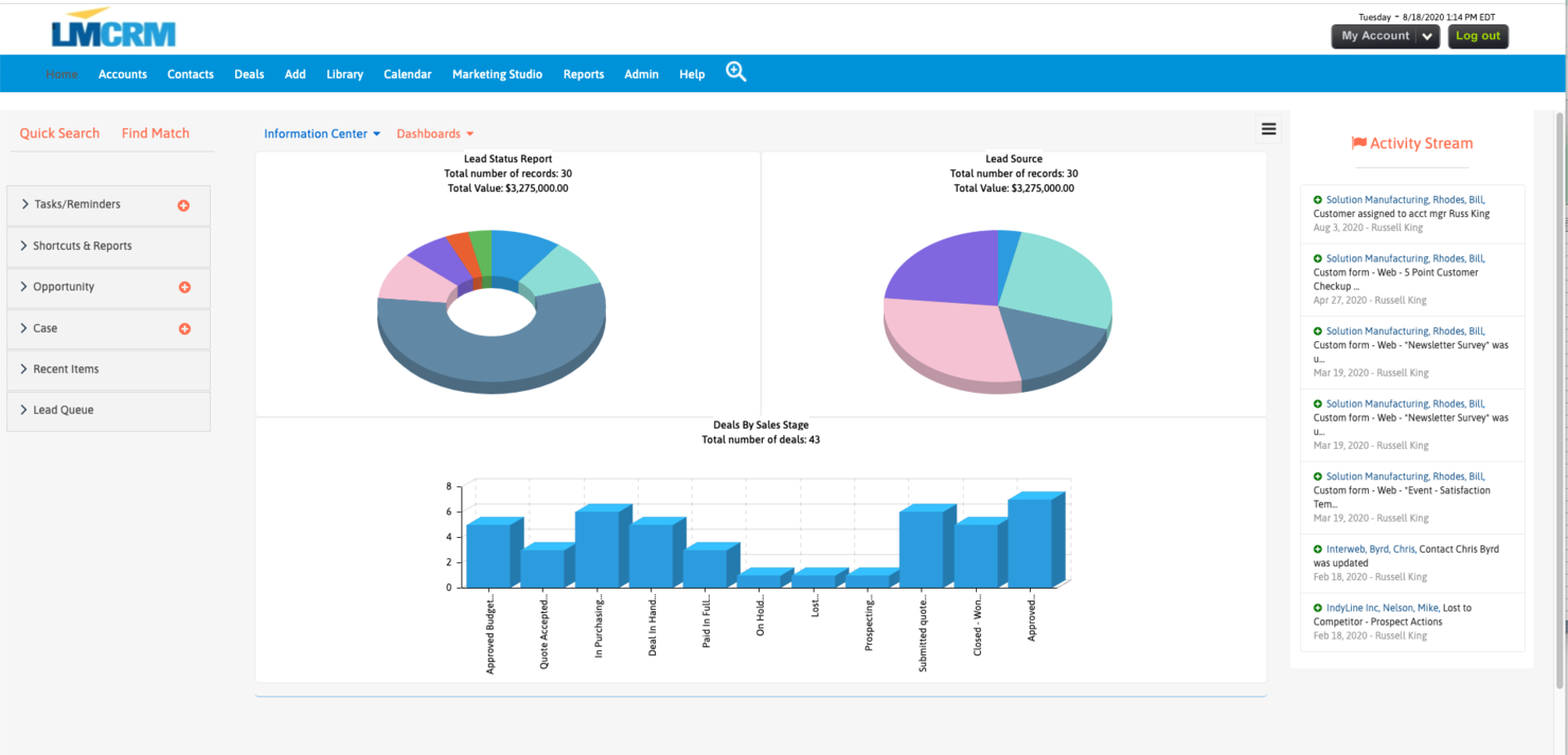 LeadMaster screenshot - 10 Mejores Alternativas a Highrise Revisadas en 2026