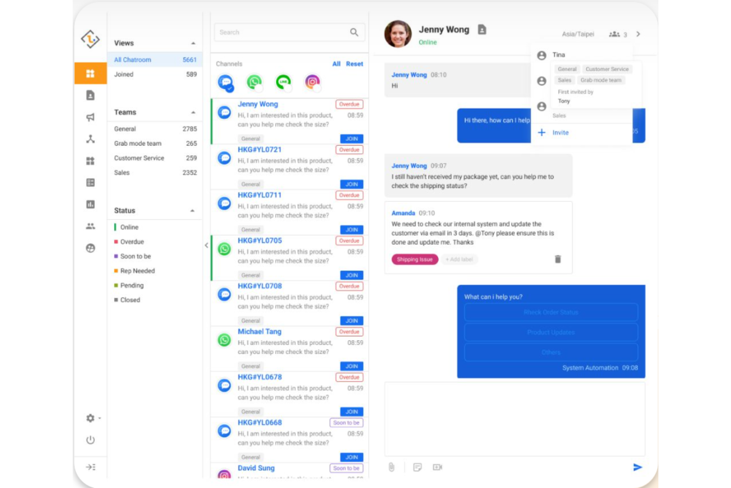 iMBrace screenshot - Los 10 mejores CRM con integración con redes sociales en 2026