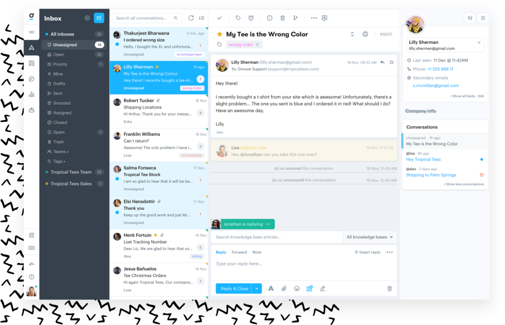 Groove screenshot - I 10 migliori software per la ricerca di potenziali clienti nel 2026