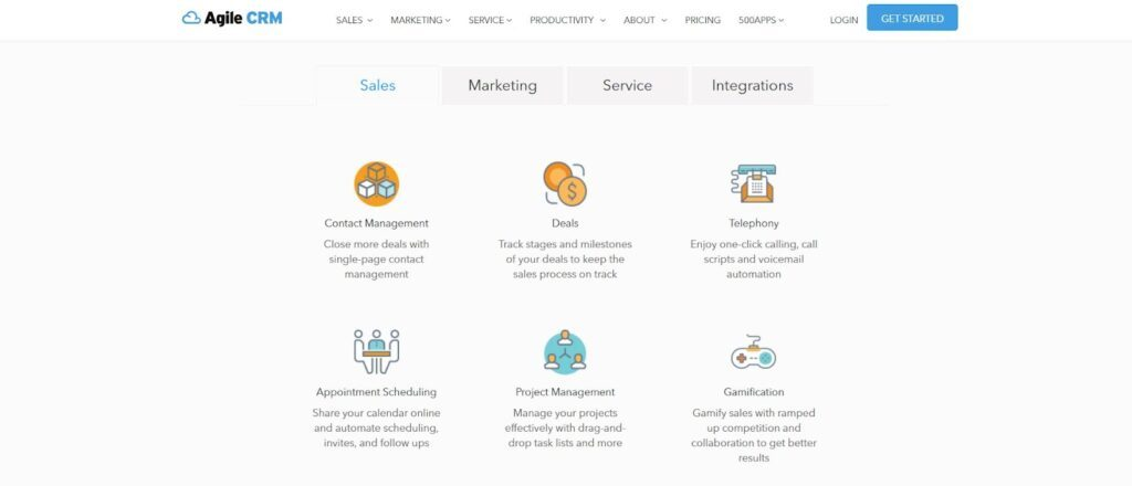 Agile CRM screenshot - Le 10 Migliori Soluzioni Software per Reportistica di Vendita Recensite per il 2026