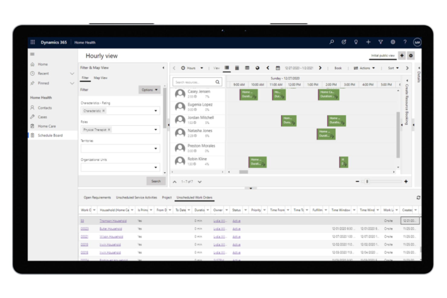 Microsoft Dynamics 365 Healthcare screenshot - Le 10 migliori soluzioni CRM per l’assistenza sanitaria recensite per il 2026