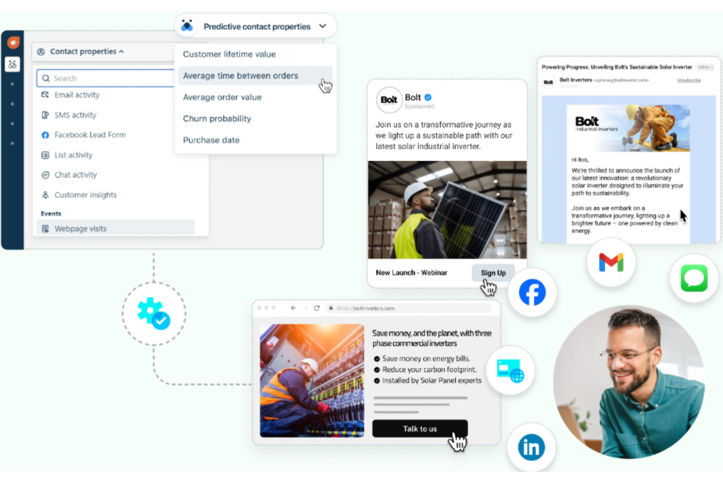 Freshmarketer screenshot - 10 Migliori CRM con Integrazione ai Social Media nel 2026