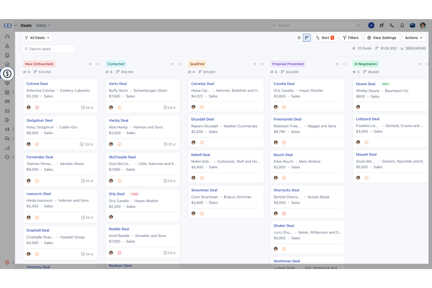 Salesmate screenshot - I 10 migliori software per la gestione delle vendite pubblicitarie recensiti nel 2026