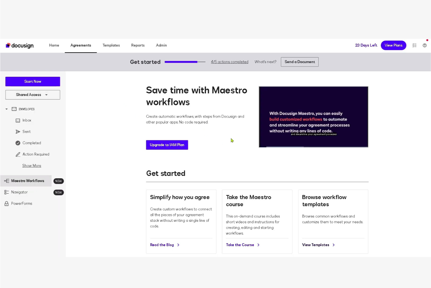 Docusign CLM screenshot - Le 10 migliori alternative a Ironclad recensite nel 2026