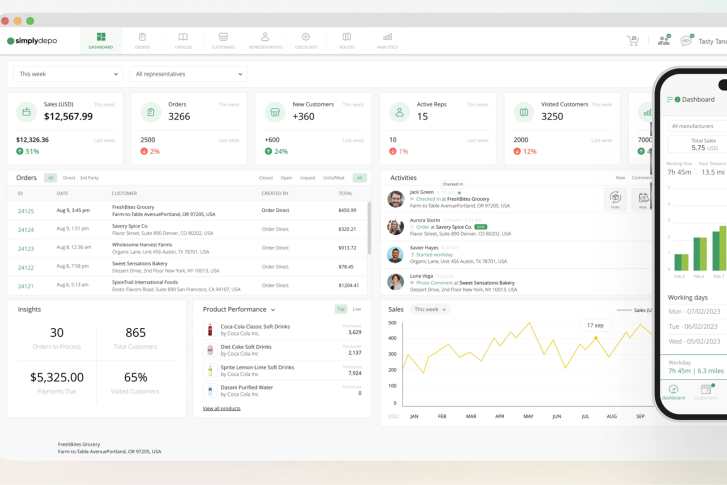 SimplyDepo screenshot - Le 10 migliori soluzioni CRM semplici recensite nel 2026