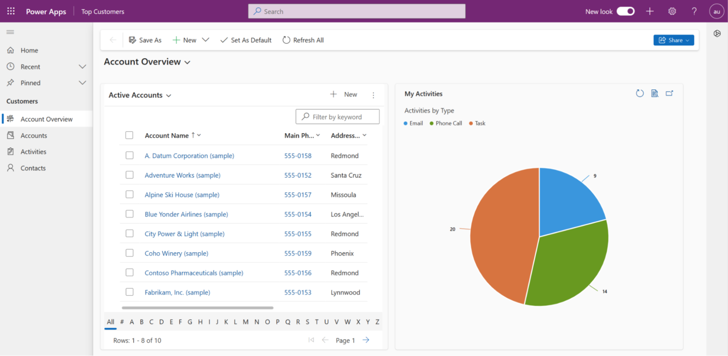 Microsoft Power Apps screenshot - Le 10 Migliori Piattaforme di Integrazione Low-Code Recensite nel 2026