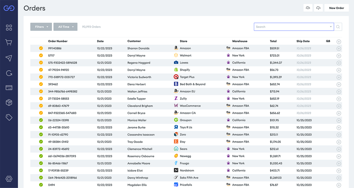 Goflow screenshot - 6 Migliori Software di Gestione Ordini di Vendita Recensiti nel 2026