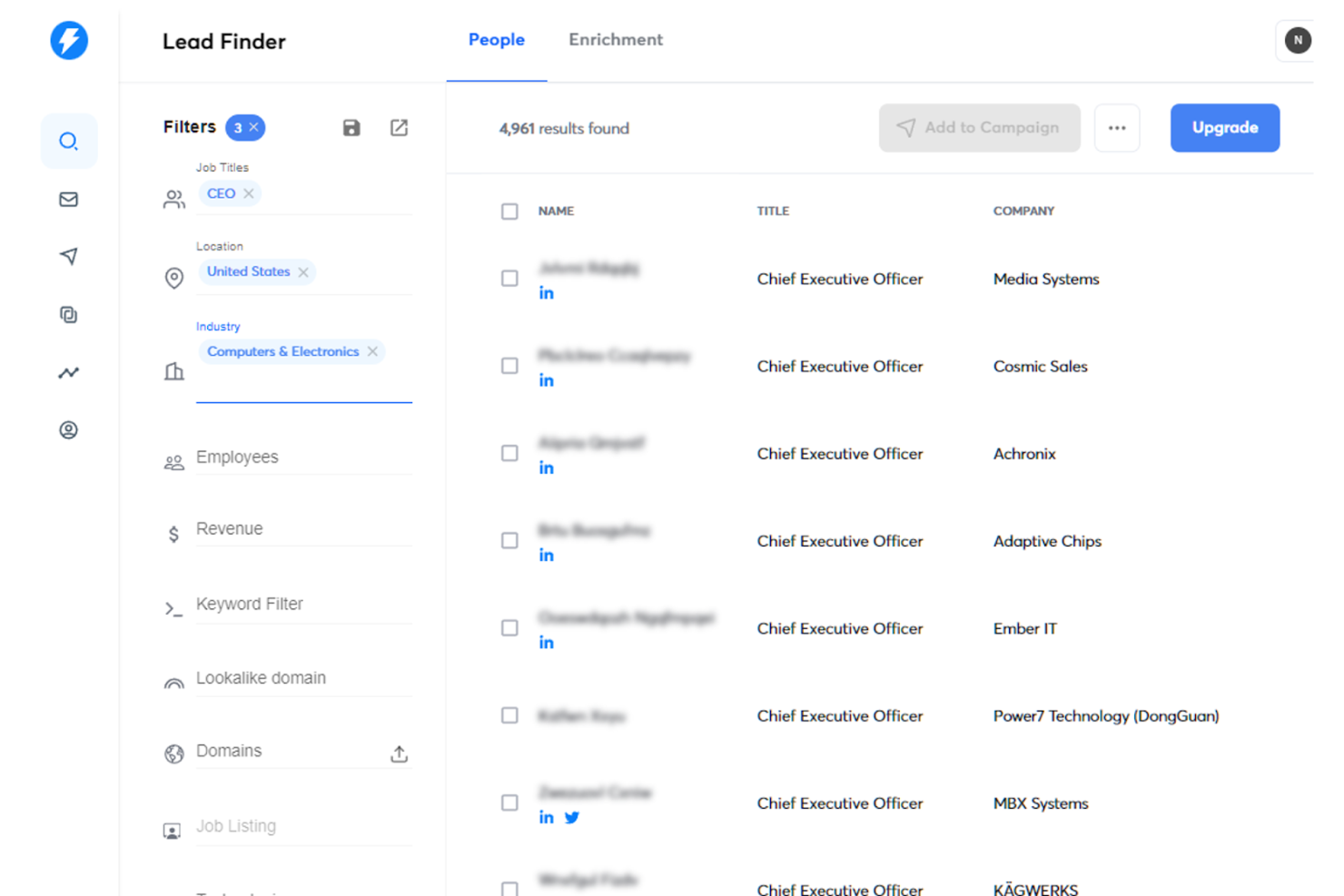Instantly.ai screenshot - Los 10 mejores programas de automatización de correos electrónicos de ventas analizados en 2026