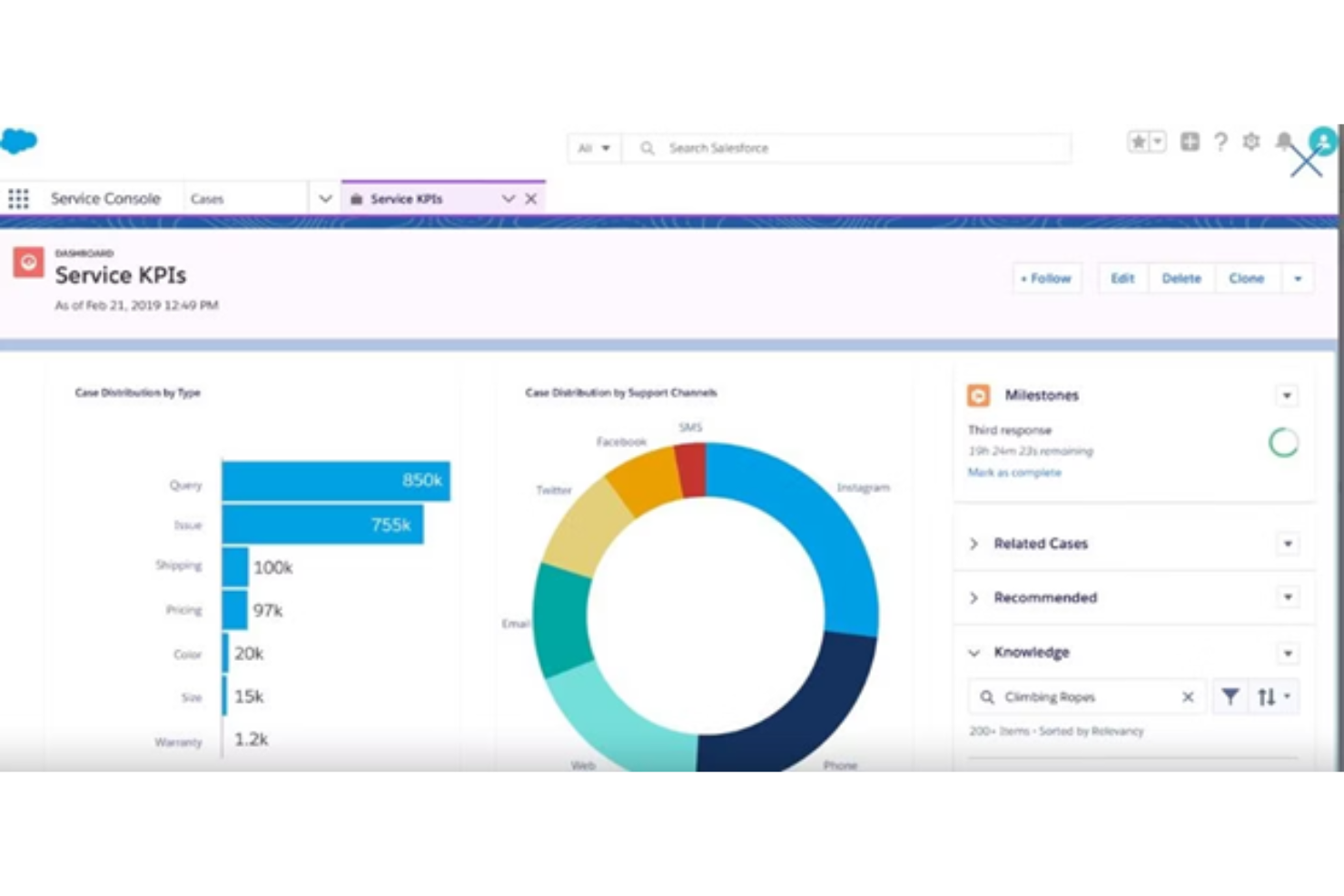 Einstein Analytics Platform screenshot - 10 Mejores Herramientas de BI de Autoservicio Analizadas para 2026