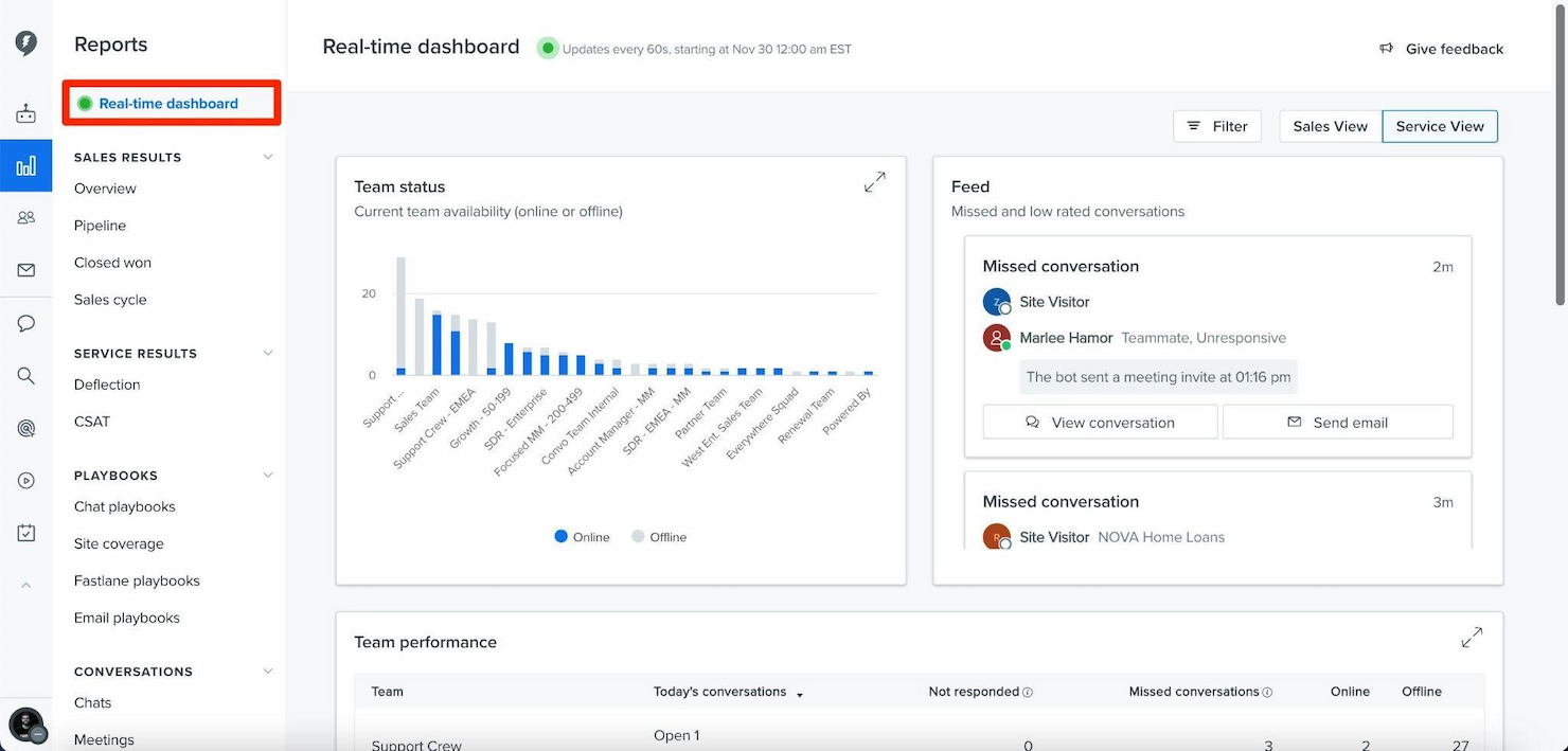 Drift screenshot - 10 mejores herramientas de generación de leads automatizada seleccionadas para 2026
