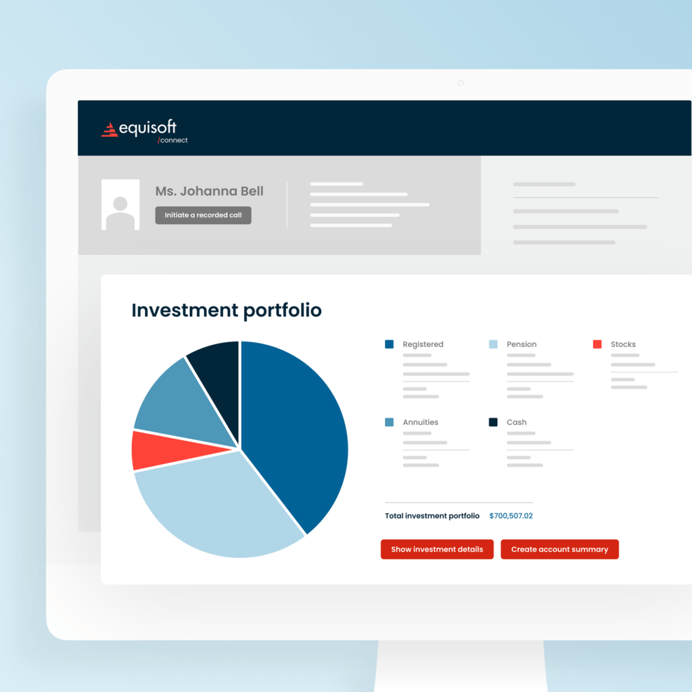 Equisoft screenshot - Le 10 Migliori Soluzioni CRM Bancarie Recensite nel 2026
