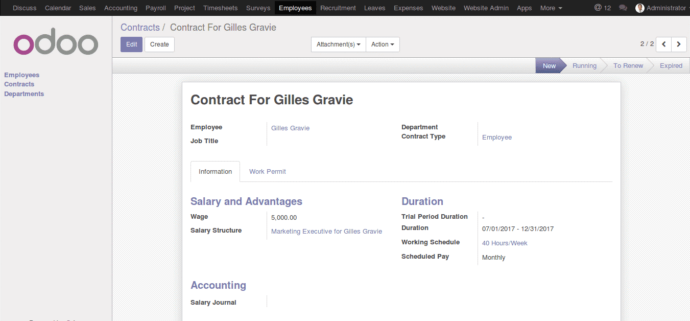 Odoo CRM screenshot - 10 Mejores Software CRM de Código Abierto Analizados en 2026