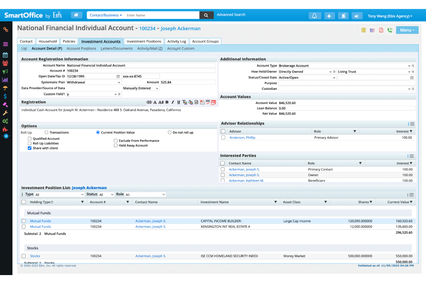 SmartOffice screenshot - I 10 migliori software CRM per consulenti finanziari nel 2026
